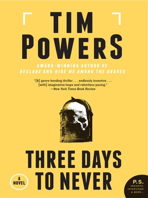 cover image of Three Days to Never